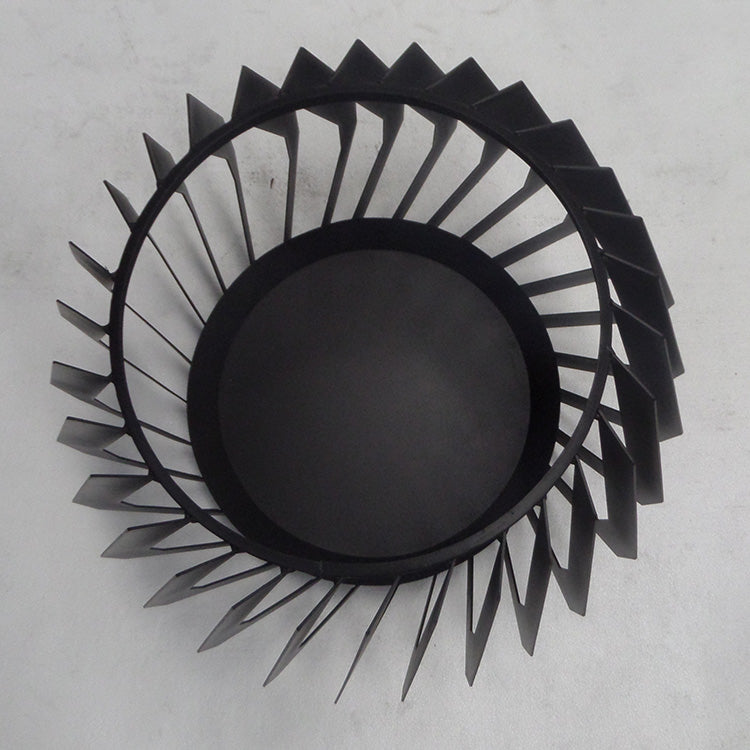 Black Modern Steel Fire Basket with Poker