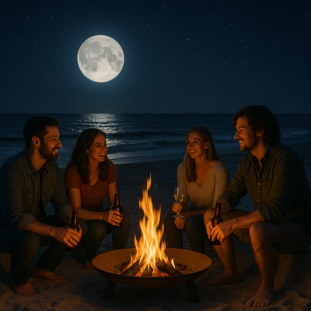 Steel Rustic Fire Pit (60 × 29 cm)