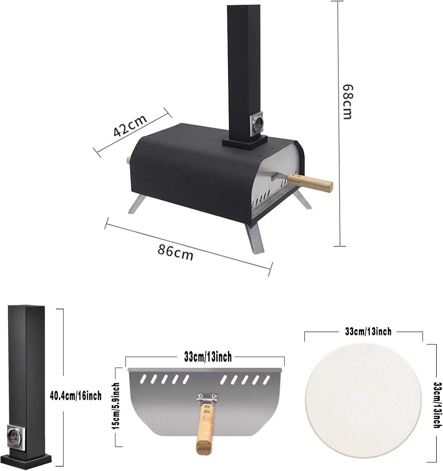 11inch Pizza Oven with Pizza Peel