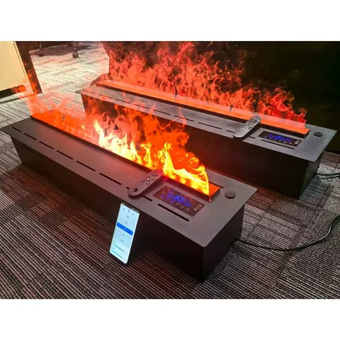 MirageFlame Linear Water-Vapor Electric Fireplace — 70cm