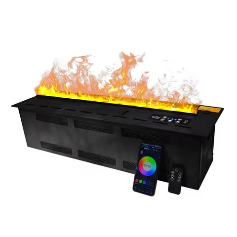 MirageFlame Linear Water-Vapor Electric Fireplace — 70cm