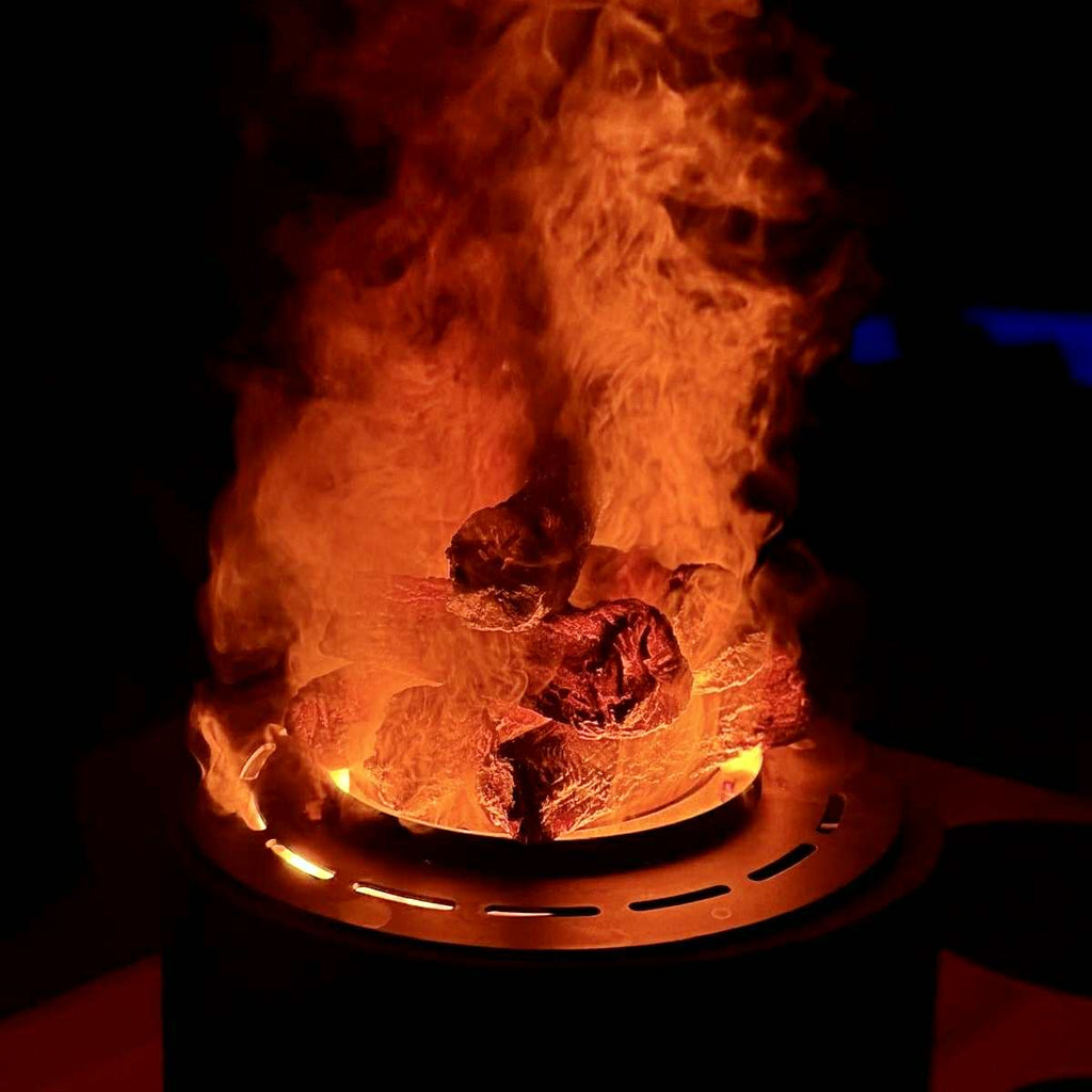 MirageFlame Round Water-Vapor Electric Fireplace — 35CM